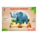 Album for drawing A4, 24 sheets on the board "Ray" elephant, block 100 g/m2