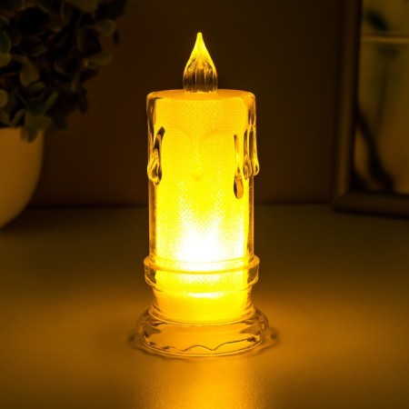 Night "Candle" LED from white batteries 4.5x4.5x11 cm Risalux-2