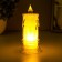 Night "Candle" LED from white batteries 4.5x4.5x11 cm Risalux