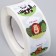 Stick Paper "Politing animals" d = 2.5 cm 500 pcs in a roll 3x6.5x6.5 cm