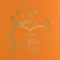 Gift Gift Round, with embossing "You are in my heart" Orange 21*21*21cm