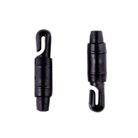 Connector for attaching the fishing line to the rod, d = 1.2 mm, 10 pcs, black color