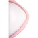 Computer chair Kolin Metal/Eco -leather/plastic, chrome/pink/white 49x56x78 cm