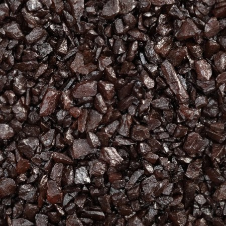 Decorative soil "chocolate metallic" sandy sand, 250 g of fr. 1-3 mm