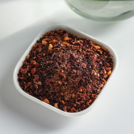 Berry-grass tea "General strengthening": lingonberry, rosehip, thyme, red mountain ash, aronia, 50 g.-1