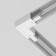 The internal corner Connector for the Technical TRA005CL-31W-R PAY STRECK system, 9.9x9.9x3.2 cm, white color