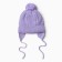 Hat for girls, lilac color, size 44-46