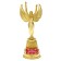 Nick award figure “The most charming and attractive”, plastic, gold, 19.5 x 7.3 cm