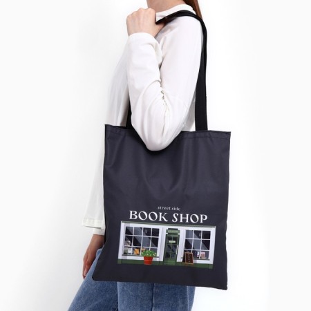 Bag Schoper Book Shop 35x0.5x40, Department without lightning, without lining, black-1