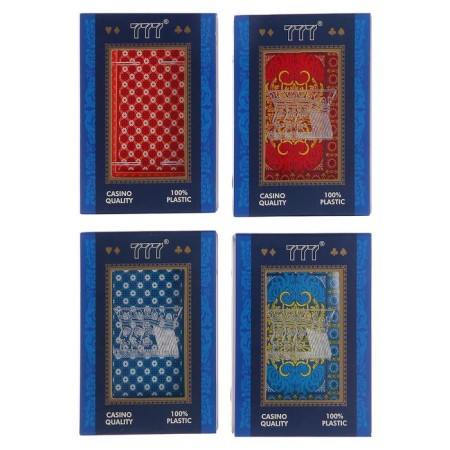 Карты игральные пластиковые "777", 54 шт, 30 мкм, микс-2
