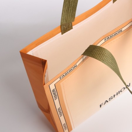 Bag without fastening, beige color-2
