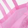 Button bag, outer pocket, pink color