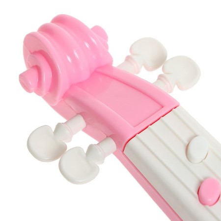 Musical toy "violin", light and sound effects, pink color-6