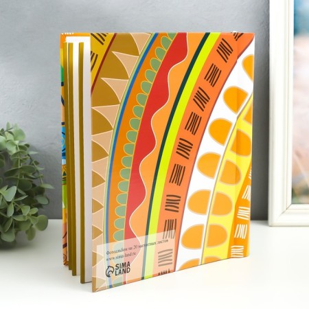 Photo album magnetic 20 sheets "Ethnic patterns" 29x24x2 cm-1