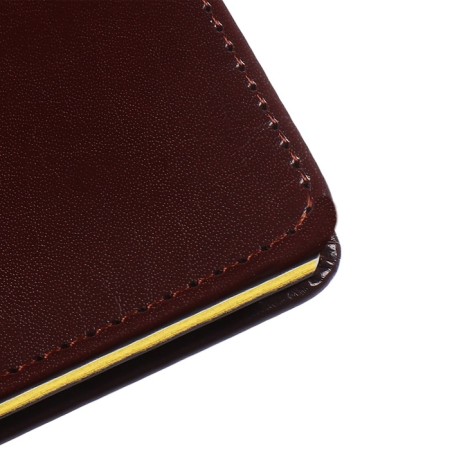 Pocket Dated 2025, 64 sheets, Devente.bravo, solid cover to leatzers with foam rubber, thermo embossing, block 70 g/m2, brown, 155 x 95mm-3