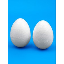 Set of blanks made of foam, egg, 10 cm, 2 pcs