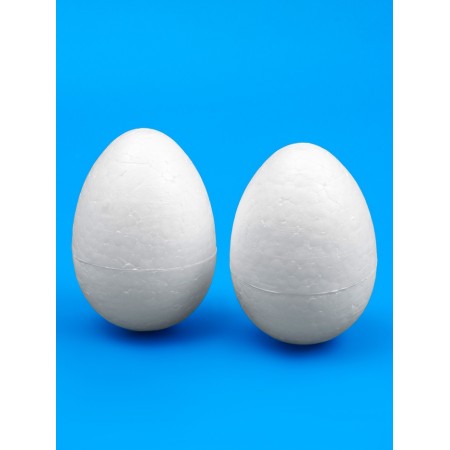 Set of blanks made of foam, egg, 10 cm, 2 pcs