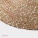 Serving napkin on the table "Serpentine", d = 38 cm, beige color