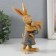 Souvenir Polystone "Mom Bunny with Zichonko" 10x6x18.5 cm