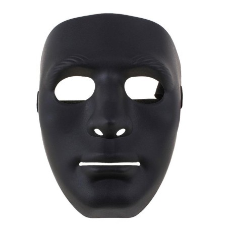 Carnival mask "Face", 19x16 cm, black color