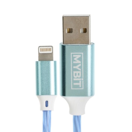Mybit, Lightning - USB, dynamic LED backlight, 2 A, 1 m, only charging-2