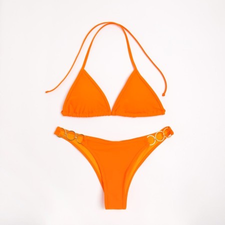 Separate male swimsuit minku with a top color Orange, size 46-5