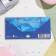 Money envelope "On Birthday!" Blue background, city, 17x8 cm