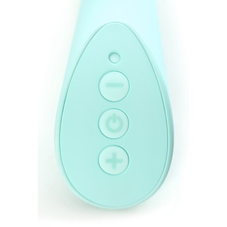 Vibrator with the TouchSensor Jos Sensy, silicone, mint color, 20 cm-9