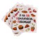 Napkins single -layer paper "I am on PP", 24x24 cm, set of 20 pcs.