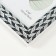 Photo frame plastic 10x15 cm "Double braid" black and white 13.5x18.7 cm