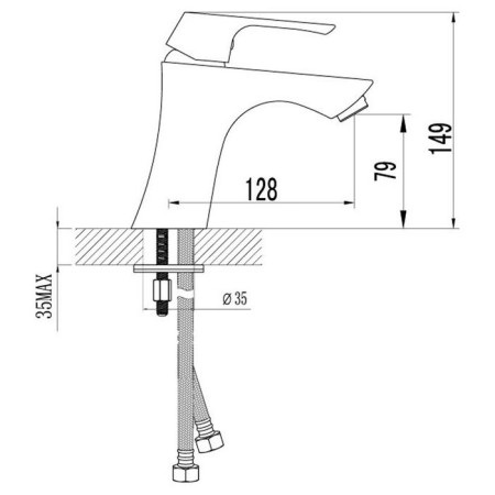 Lemark Unit LM4506C washbasin mixer-1
