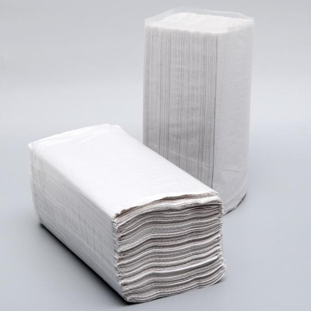 Paper towels V-gray-gray 35 g/ m2, 250 sheets-1