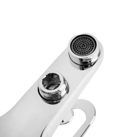 Everest bath mixer B30-028, single-leaf, with a shower set, pouring 138 mm, chrome-3