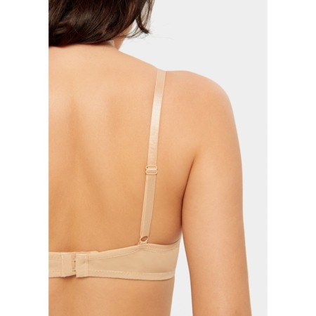Women's bra lotus, size 75a, beige color-4