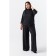 Female suit, size 60, black color