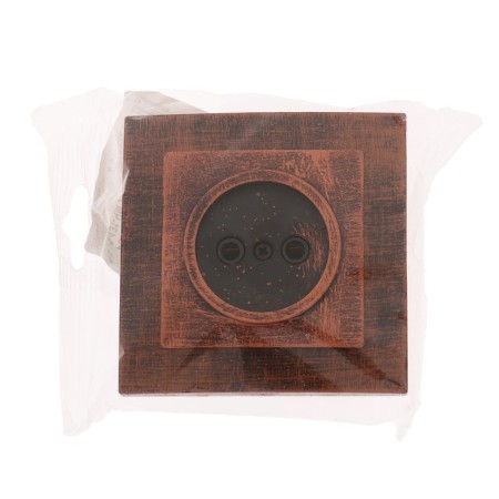 Roset "Elect" RS 16-131-hm, 16 a, 250 V, single, hidden, without salary, black for copper-2