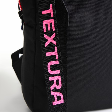 Textura's backpack, external pocket, black/pink color-3