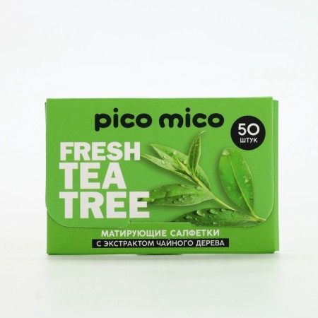 Mating napkins with green tea extract, 50 pcs, Pico Mico