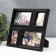 Photo frame plastic in 4 photos 10x15 cm, 7x10 cm "intrigue" black 27*24*2 cm