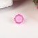 Beads for creativity Plastic "Crystal-moraine pink" set of 20 g 1.2x1.4 cm