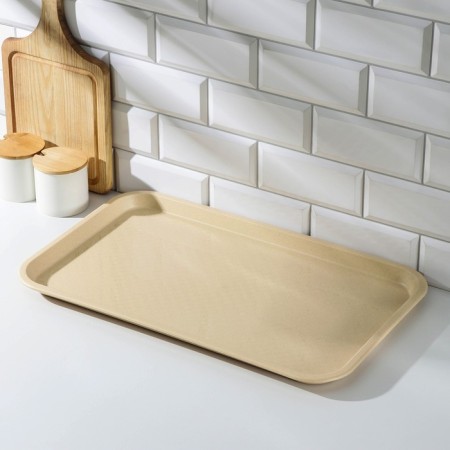 Tray, 52.5 × 32.5 cm, beige color-1