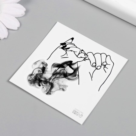 Black Tattoo on the body "Blagily.-4
