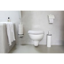 Toilet brush with the holder of Brabantia Profile, the color is white