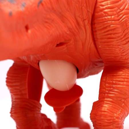 Dinosaur "diplod", the effect of smoke, lays eggs, with a projector, color orange color-4