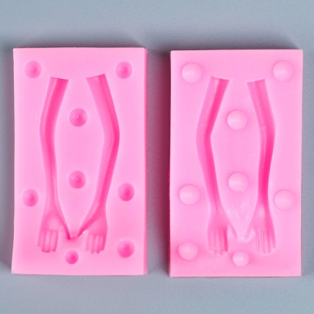 Форма силиконовая «Фигура девушки», 15,6 × 3,6 см-3