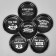 Disposable plate paper "insults", set of 6 pcs, species mix