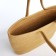 Bag-touut without fastening, beige color