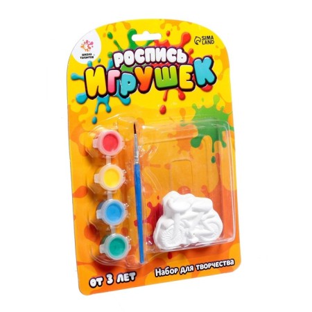 Set for creativity "painting toys from gypsum", technician mix-6