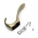 Furniture hook Cappio Note, two -rod, bronze