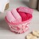 Set of terry decorative napkins Ethel Hello, Beautiful, 30 × 30 cm - 4 pcs, pink, 100% cotton